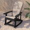 Flash Furniture Black Adirondack Rockers - Cream Cushions, 2PK 2-JJ-C14705-CSNCR-BK-GG - alternate 9